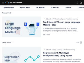 'pycodemates.com' screenshot