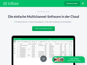 'billbee.io' screenshot
