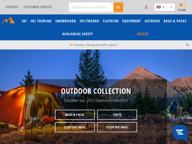 'snowcountry.eu' screenshot