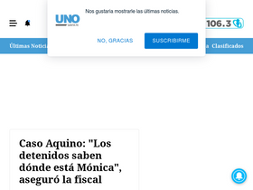 'unosantafe.com.ar' screenshot