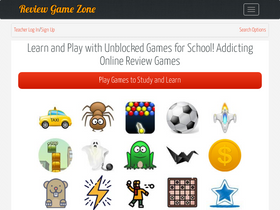 'reviewgamezone.com' screenshot