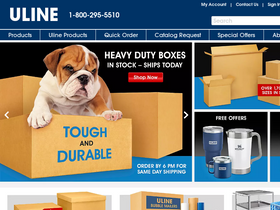 'uline.com' screenshot