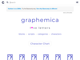'graphemica.com' screenshot