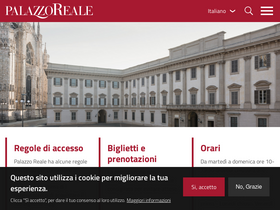 'palazzorealemilano.it' screenshot