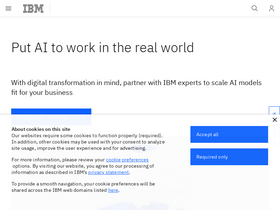 IBM Watson Studio - Streamline AI development with collaboration, automation, and multicloud support.