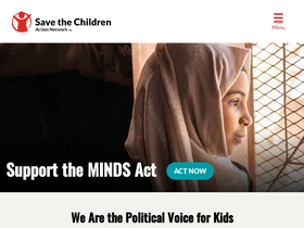 'savethechildrenactionnetwork.org' screenshot