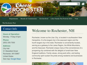 'rochesternh.gov' screenshot