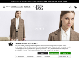 'cinziarocca.com' screenshot