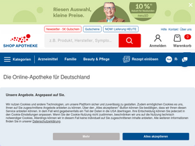 'shop-apotheke.com' screenshot