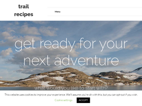 'trail.recipes' screenshot