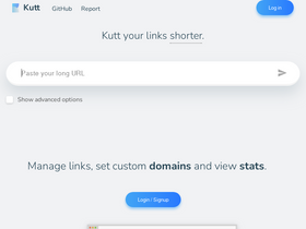 'kutt.it' screenshot