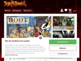 'fantasywelt.de' screenshot