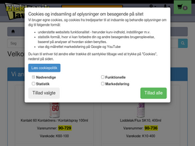 'elektronik-lavpris.dk' screenshot