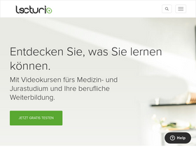'lecturio.de' screenshot