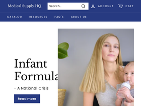 medicalsupplyhq.com homepage screenshot