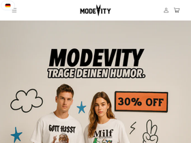 modevity.de homepage screenshot