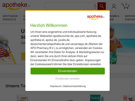 'apotheke.at' screenshot