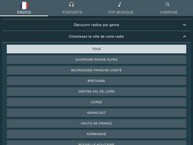 'radio-en-ligne.fr' screenshot