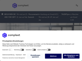 'compleet.com' screenshot