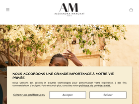 alexandramargnat.com homepage screenshot