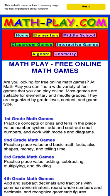 Math Playground  Best Kids Websites