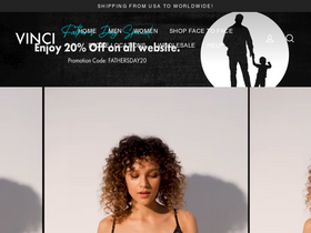 'vincileather.com' screenshot