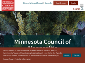 'minnesotanonprofits.org' screenshot