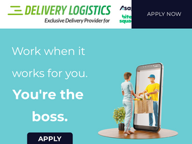 'deliverylogistics.io' screenshot