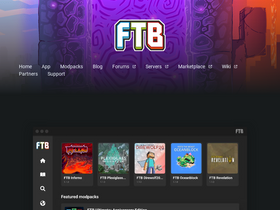 'feed-the-beast.com' screenshot