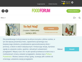 'food-forum.pl' screenshot
