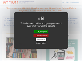 'atrium-sud.fr' screenshot