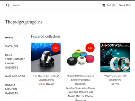 Thegadgetgarage.co website screenshot