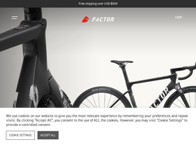 'factorbikes.com' screenshot