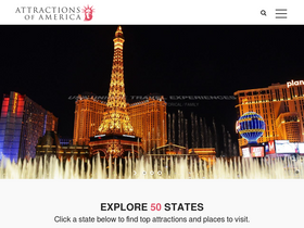 'attractionsofamerica.com' screenshot