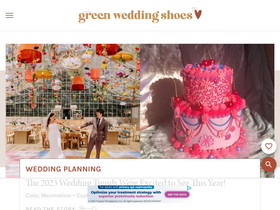 'greenweddingshoes.com' screenshot