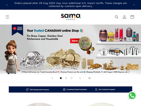 Samahomes website screenshot