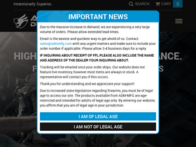'admmfg.com' screenshot