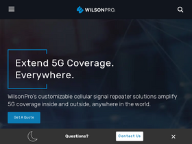 'wilsonpro.com' screenshot