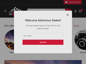 4x4outfitter.com homepage screenshot