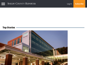 'shelbycountyreporter.com' screenshot