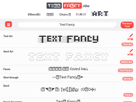 'textfancy.com' screenshot