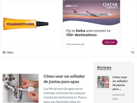 'pegamento.org' screenshot