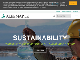'albemarle.com' screenshot