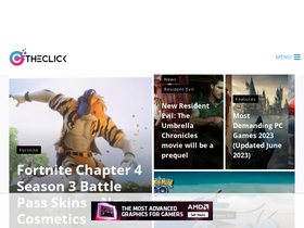'theclick.gg' screenshot