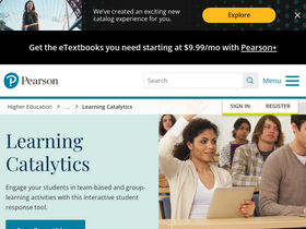 'learningcatalytics.com' screenshot