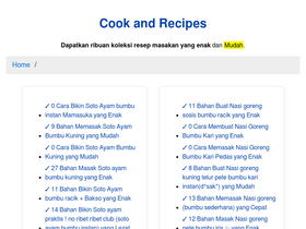 'cookandrecipe.com' screenshot