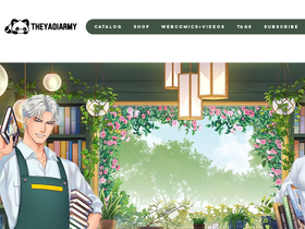 'theyaoiarmy.com' screenshot