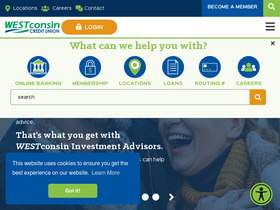 'westconsincu.org' screenshot