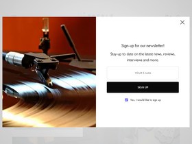 'treblezine.com' screenshot