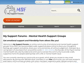'mysupportforums.org' screenshot